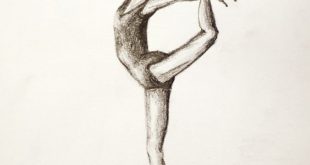 Ballet dancer drawing, drawn by Simone Bergande