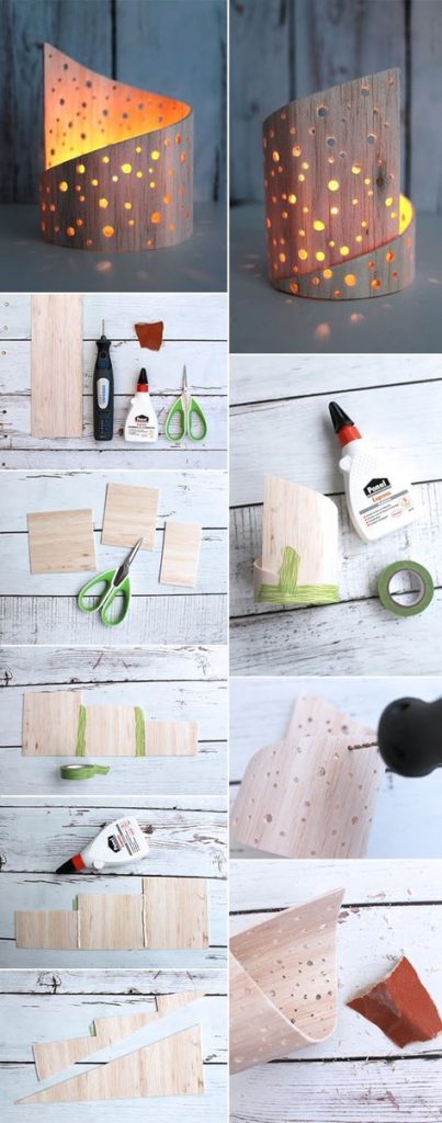 DIY: Dani by Gingered Things creates a play of balsa wood.