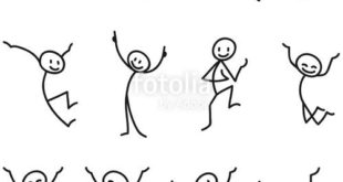 Download vector # "stick figure, happy, jumping" from Ru ...