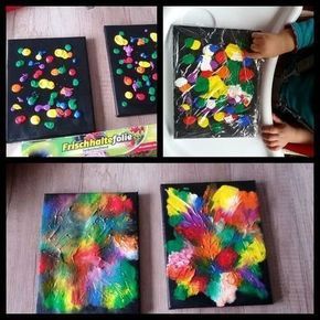 From the creative workshop In the www one finds the idea of ​​the "foil pictures" always hä ...
