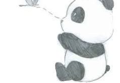 #Panda #Drawing # pencil ...
