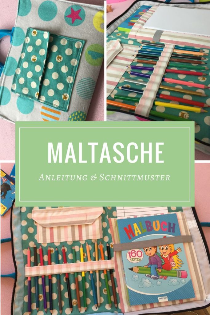 self-sewn picture folder with endless zipper. Patterns and instructions ...