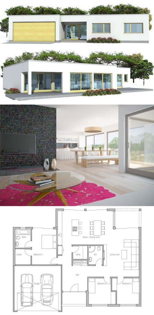 House Floor, House, House Plans, #planosdecasa #casa #arquitetura