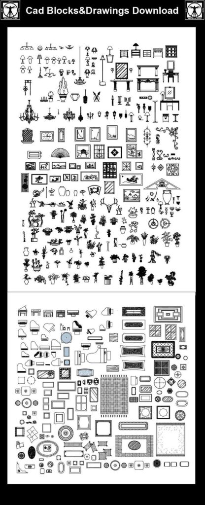 All decoration blocks - CAD Design | Free CAD blocks, drawings, details
