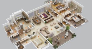 Image result for models of houses with 4 rooms