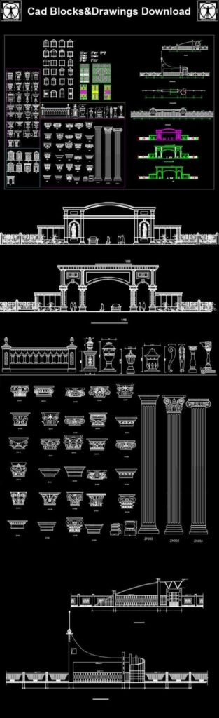 The .DWG files are compatible again with AutoCAD 2000. These CAD drawings are available ...