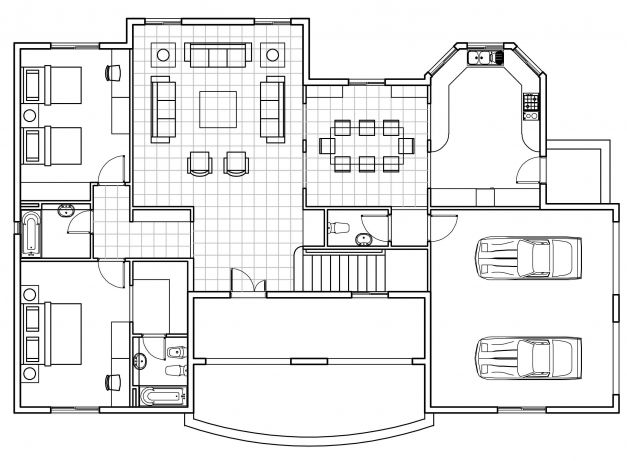 2d plans images of plans of autocad house plans - Dwg Drawing Download