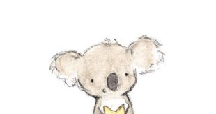 Art for children - "Star Friend Koala" - archive printing