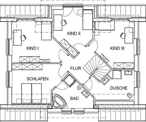 Attic floor house with 90.59 m² of living space