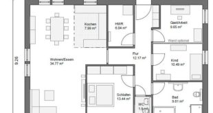 BGX5 106m² floor plan 4 rooms