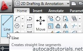 Basic AutoCAD tutorials - How to draw a line.