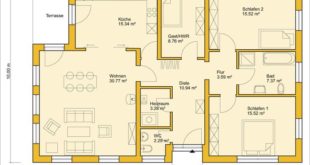 Bungalow K117: Living on one level - Ytong kit house