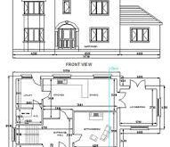 DWG plans of the house for free AutoCAD house plans Free download of the house DWG house for free ...