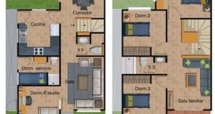 FREE HOUSING PLANS AND APARTMENTS FOR SALE: HOUSE OF TWO FLOORS 132 ...