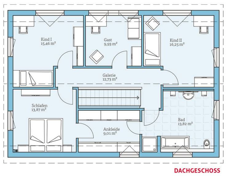Floor plan DG, Variant 25-183, 91.06 m².