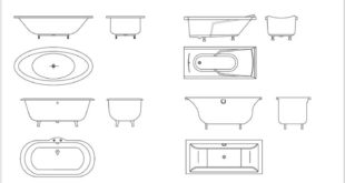 Free CAD Blocks - Bathroom 02 through First In Architecture