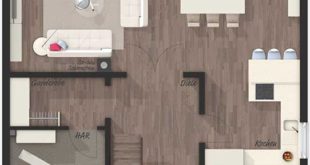 Ground floor floor plan - City Villa 145 Elegance