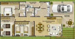 HOUSE FLAT OF 111 M2 WITH THREE BEDROOMS