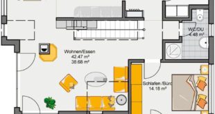 House prefabricated exhibition Trento EC floor plan