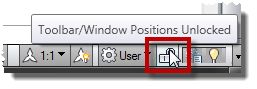 How to block the AutoCAD user interface