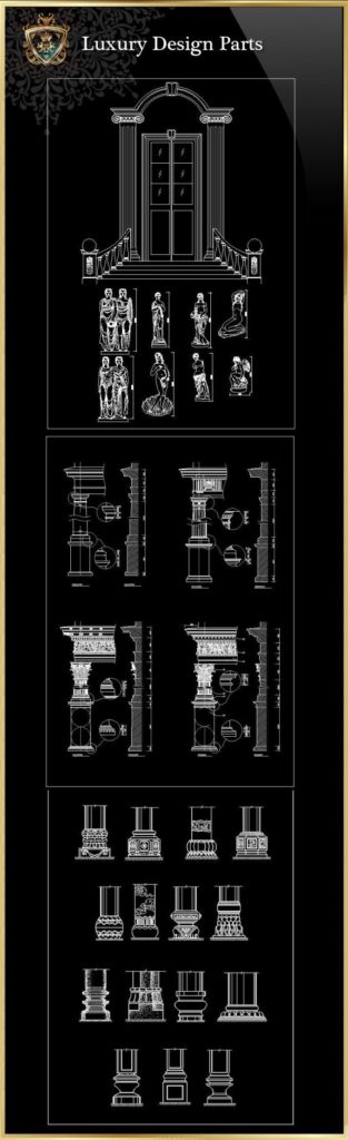Luxury design pieces 2 | FREE CAD BLOCKS AND DRAWINGS DOWNLOAD CENTER