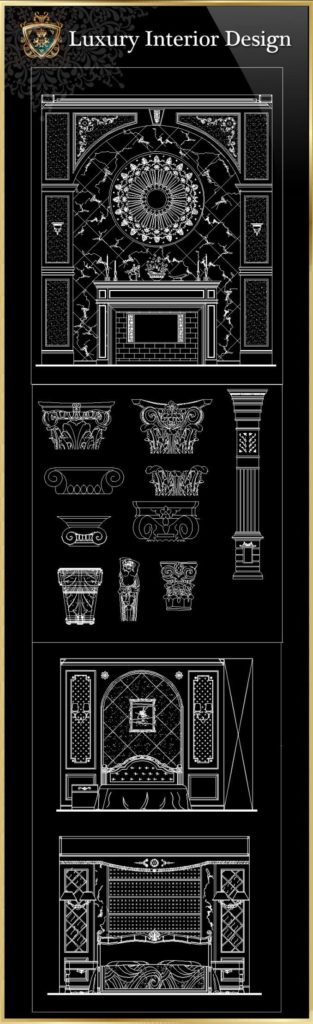 Luxury interior design CAD blocks | BLOCKS AND FREE CAD DRAWINGS DOWNLOAD THE CENTER ...