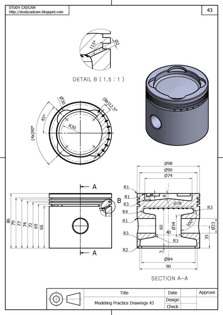 Mechanical drawing.