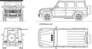 Mercedes-Benz G 65 AMG buy AutoCAD Blocks