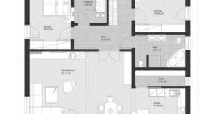 Modern Contemporary Bungalow European Style Architecture Design House Plan ELK B ...