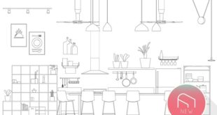 Modern kitchen Dwg Ai Pdf | CAD | toffu.co