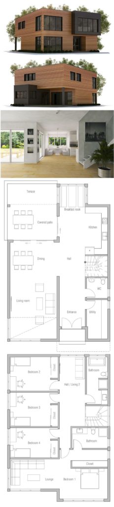 Modern minimalist architecture