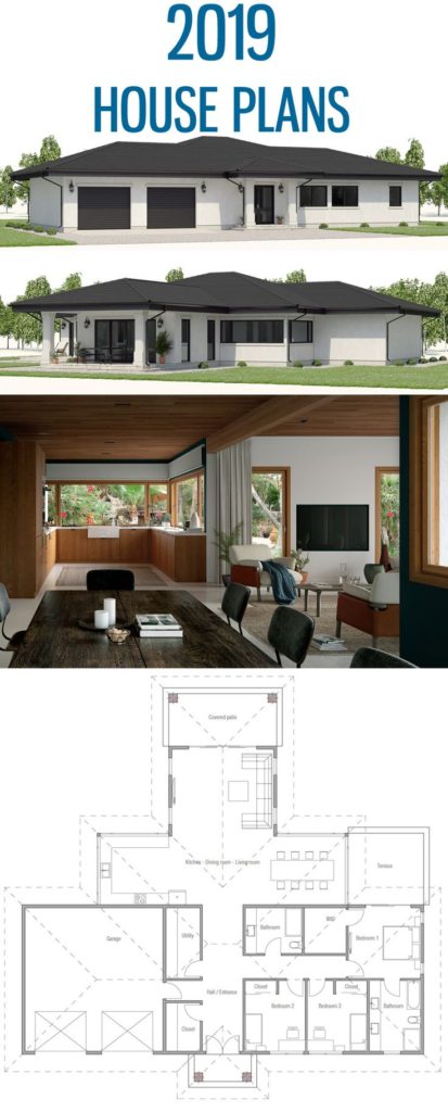 Plan of the house, Plans of the house, Plans of the house 2019 #housedesign #houseplans #homeplans #fl ...