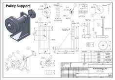 Result image of detailed assembly drawing