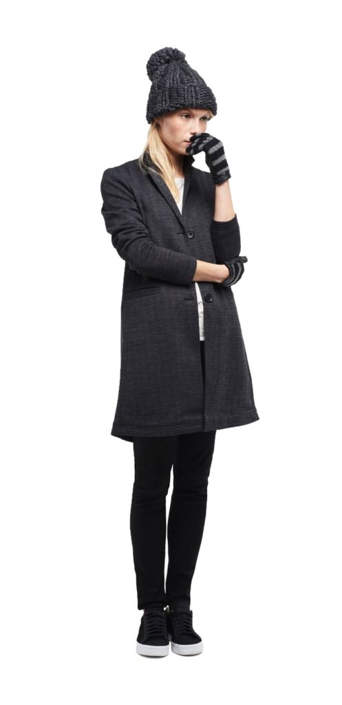 Set of Dandy-Allure ladies from OPUS Fashion: gray cap, gray gloves, ...