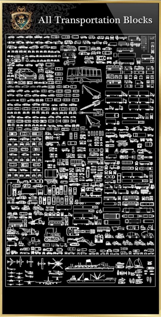 The .DWG files in this CAD library are compatible again with AutoCAD 2000. These ...
