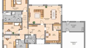 The Trio bungalow of KHC Bauträger GmbH has an area of ​​163 m². Price ...