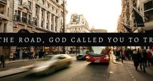 The road runs, God called you to travel, Christian Facebook