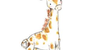 This sweet giraffe with baby face is what makes the most cheerful types. E ...