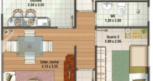 plans of simple houses with 3 rooms - Search with Google