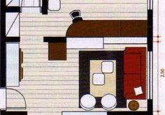 FLAT OF HOUSING WITH A SINGLE BEDROOM: Plans of houses and apartments grati ...