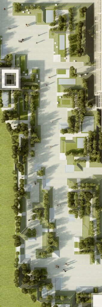 The project describes a landscape and facade design for a residential development ...
