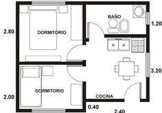 small house plans - Search with Google # cocinaspequeñasdepartamento