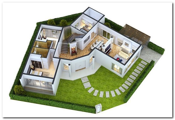 3D plans to design your own home - Dwg Drawing Download