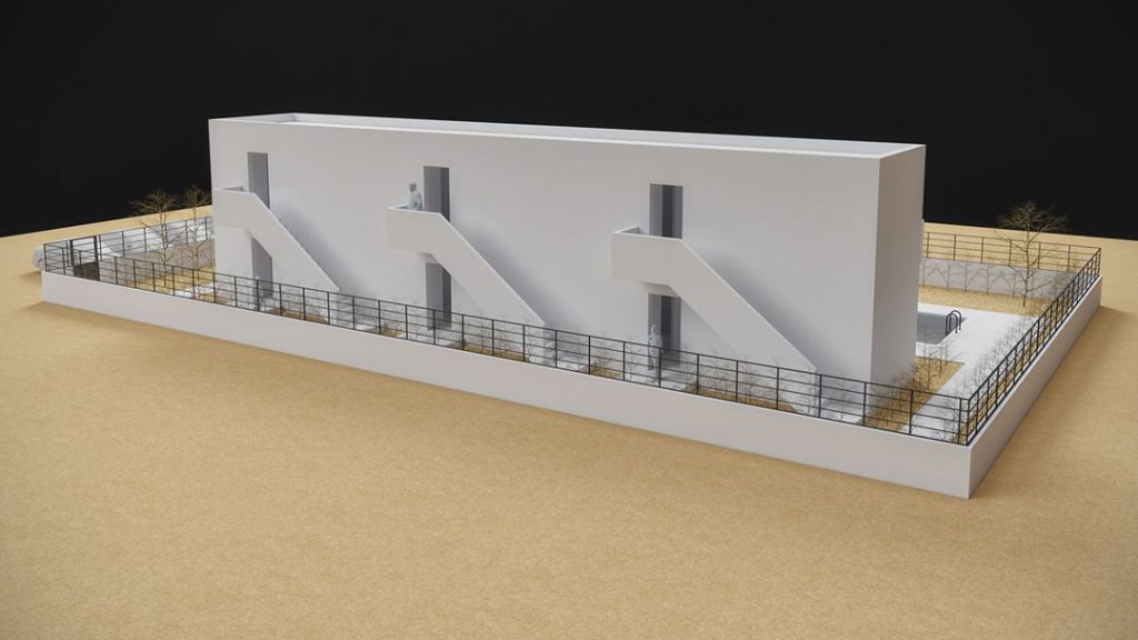 Architectural schematic design for a tourist resort in Prinos, Thassos, Greece.