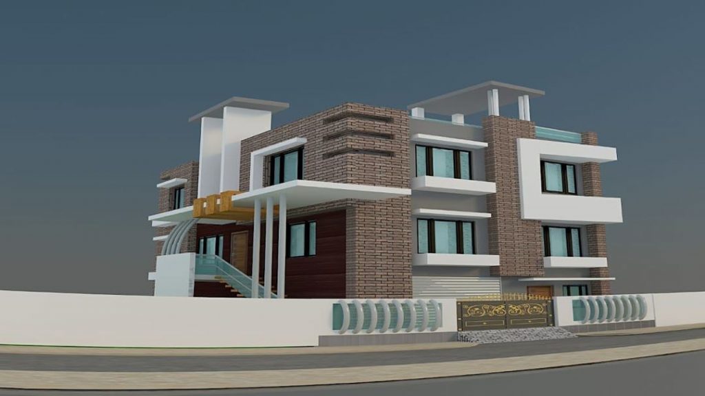Our student created a 3D view in3DsMax
Student: Himanshu
Software: 3Ds max
P