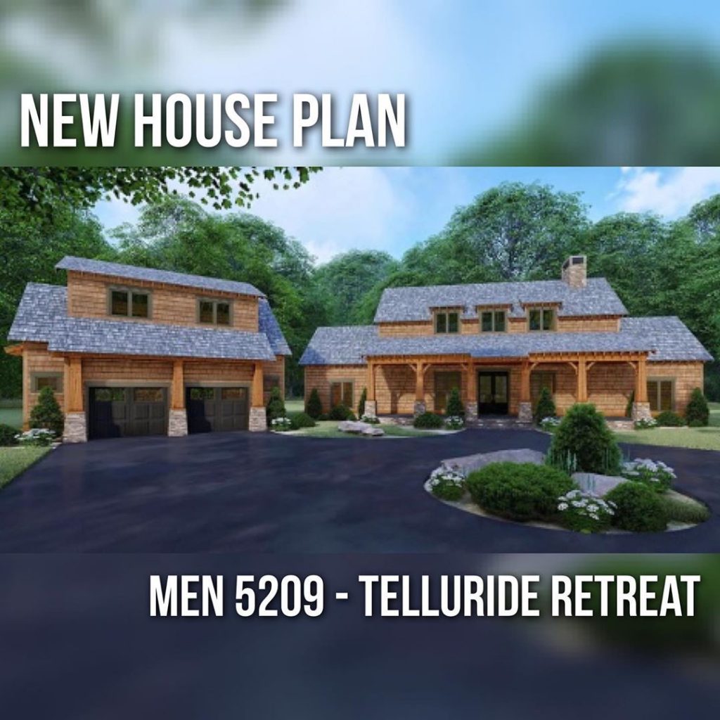 Beautiful NEW Rustic House Plan !! MEN 5209 - Telluride Retreat
2,687 sq.ft. | 3