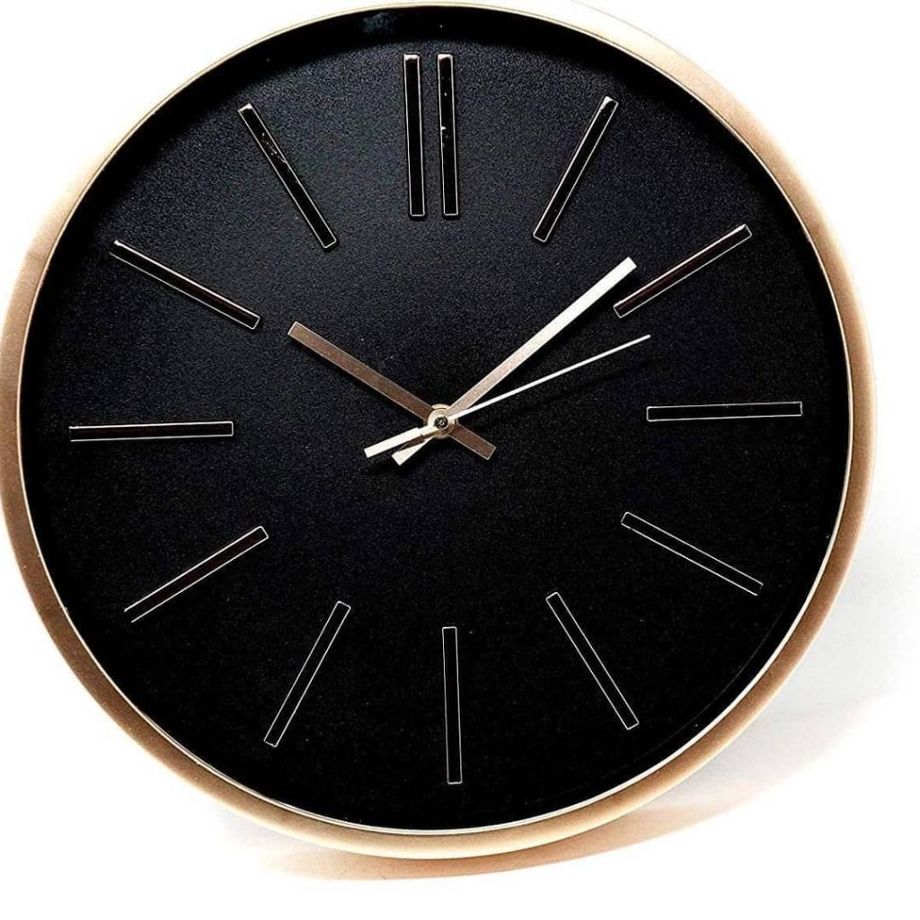 | Black themed wall clock for home decor | Visit the website to buy
__________