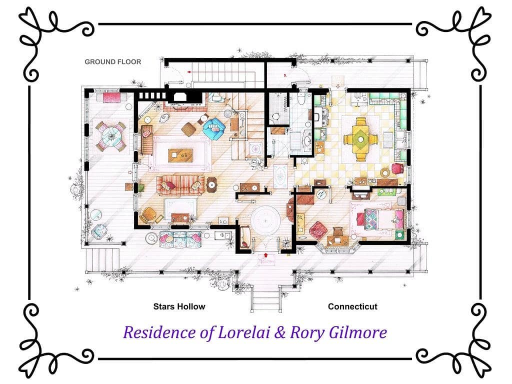 Floor Plans by Lorelai and Rory Gilmore by GILMORE GIRLS. If you are