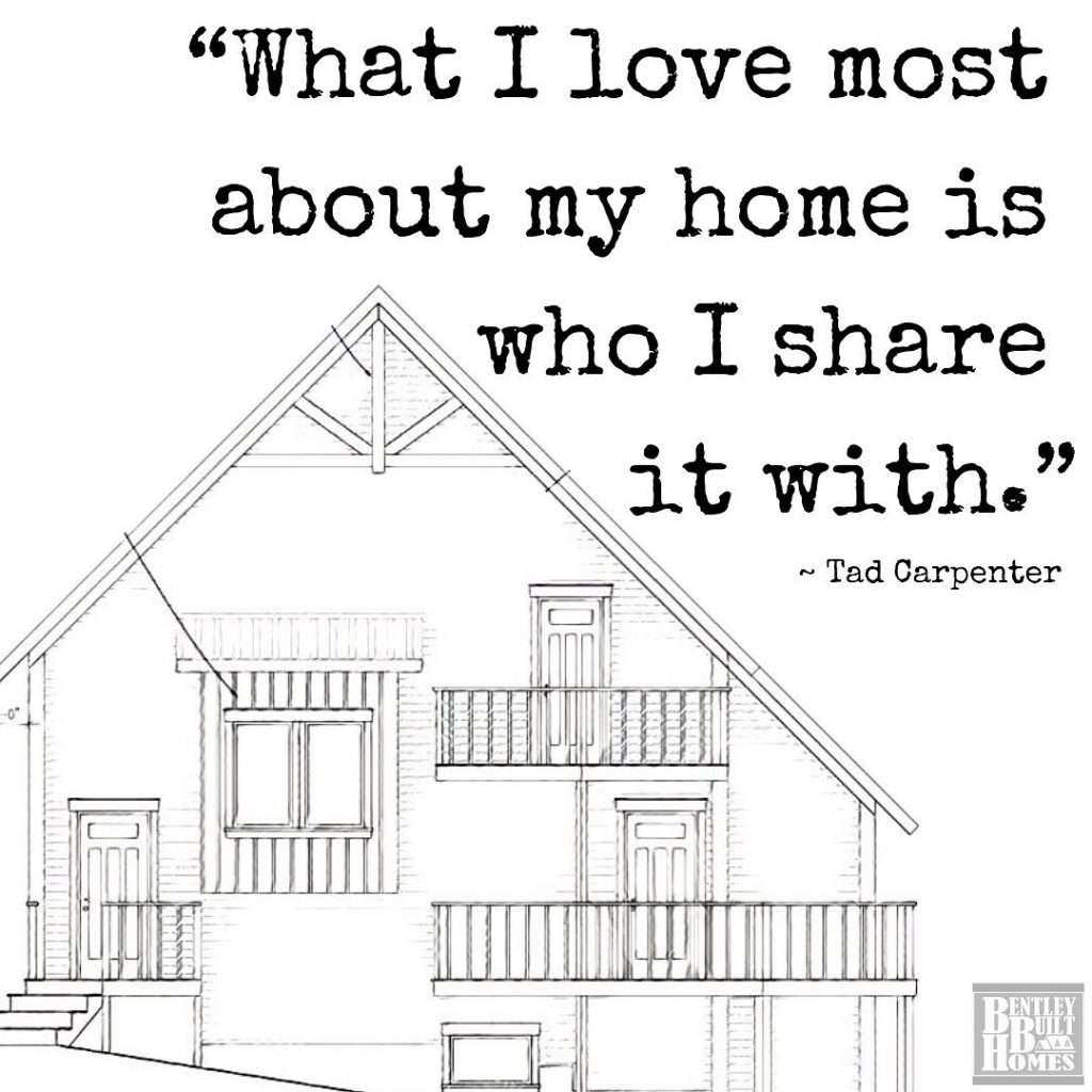 For Nick and me it's our kids and our lab Tucker that make our home feel like home.