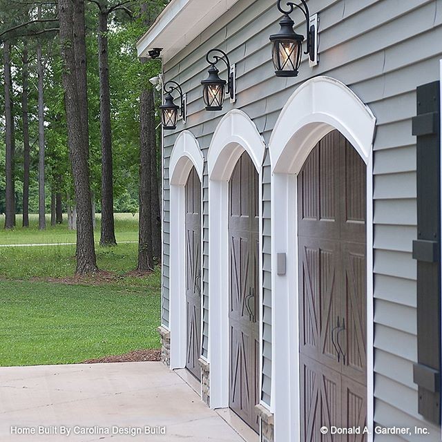 Garage from the Keaton Plan 1318 by Carolina Design Build.
